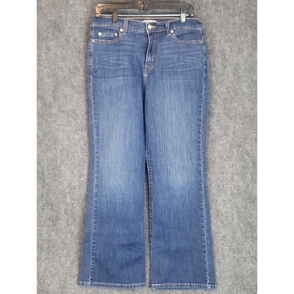 Levi's Perfectly Slimming 512 Boot Cut‎ Jeans Embellished Pockets Flare Sz 10